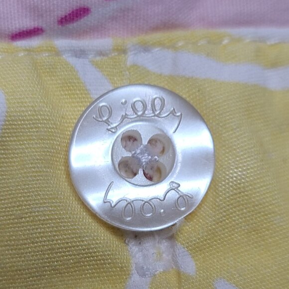 Lilly Pulitzer Multi Color Patchwork Pants Size 8-Vintage - Picture 10 of 16